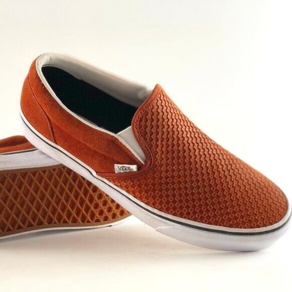 vans embossed suede slip on